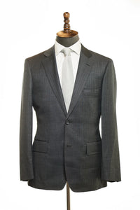 Classic Fit Grey on Grey Pinstripe Sport Jacket ST-423