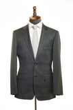 Classic Fit Grey on Grey Pinstripe Sport Jacket ST-423