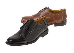 Sandro Moscoloni Black/Tan Whitman Men's Shoes