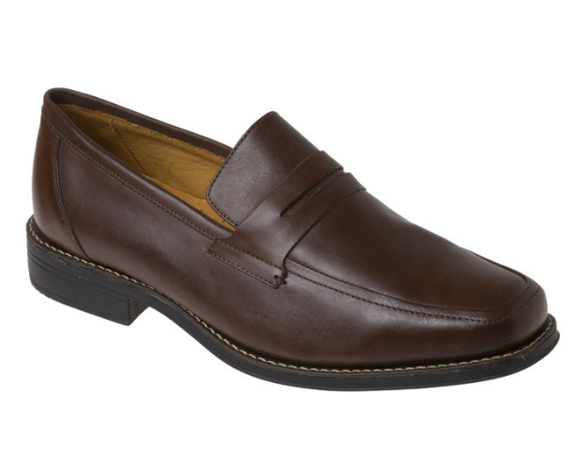 SANDRO CHOCOLATE BROWN LEATHER LOAFERS men’s 9 MINTY! Leather boat shoe loafers in Brown for Women | Sandro Paris main image 4
