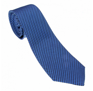 Royal Blue Geometric Necktie