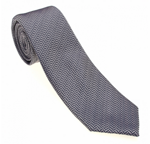 Black and White Geometric Necktie