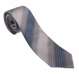 Green/Brown Ombre Striped Necktie