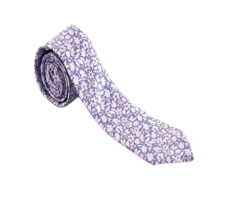 Pink and Purple Floral Necktie