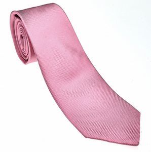 Pink Solid Necktie