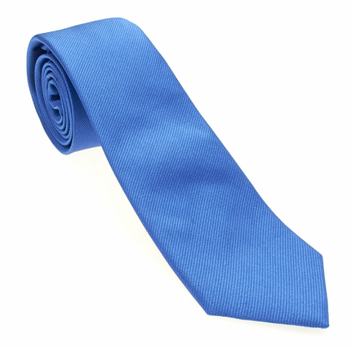 Light Blue Solid Necktie
