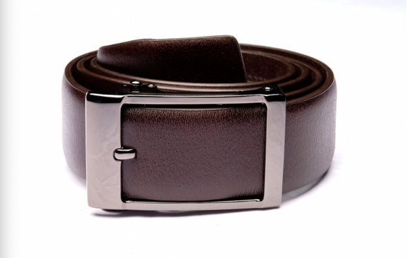Traditional Brown Belt with Oxidized Buckle