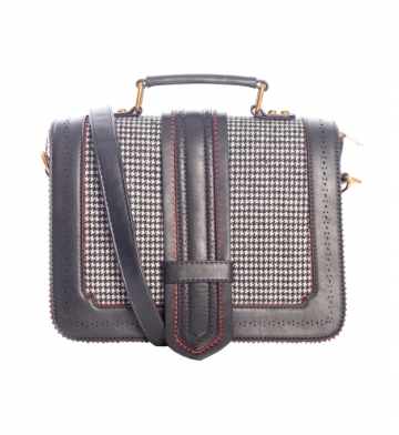 Houndstooth Betty Does Country Handbag