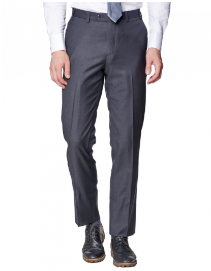 Charcoal Slim Fit Dress Pants Italy Direct Charcoal Slim Fit Dress Pants Italy Direct