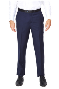 Navy Tuxedo Slim Fit Dress Pants