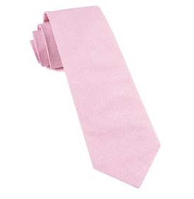 Baby Pink Cotton Tango Necktie