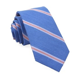 Lelang Blue Stripe Necktie