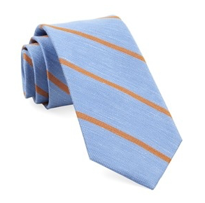 Spring Break Light Blue Stripe Necktie