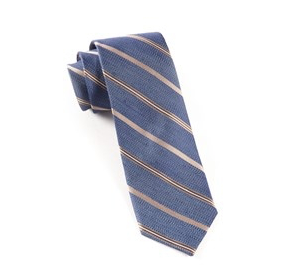 Editor Blue Stripe Necktie