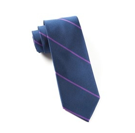 Delta Navy Stripe Necktie
