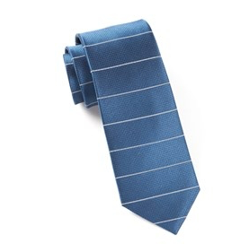 Institute Blue Stripe Necktie