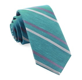 Aqua Pep Stripe Necktie