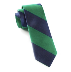 Emerald Green Super Stripe Necktie