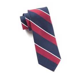Red Patina Stripe Necktie