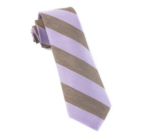 Lavender Levi Stripe Necktie