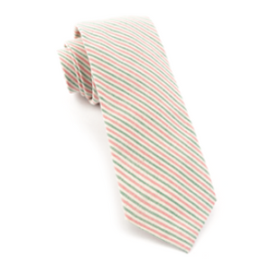 Pink Scholar Stripe Necktie
