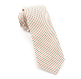 Pink Scholar Stripe Necktie