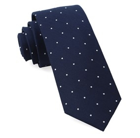 Report Navy Dotted Necktie