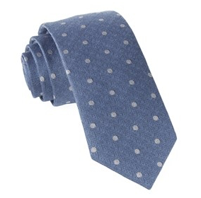 Hitch Light Blue Dotted Necktie