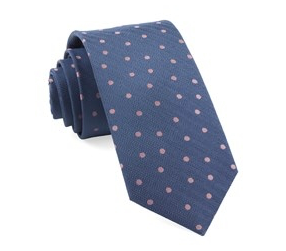 Blue Jackson Dots Necktie