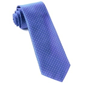 Periwinkle Mini Dots Necktie
