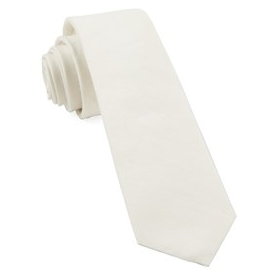 Ivory Linen Row Necktie