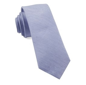 Sky Blue Linen Row Necktie