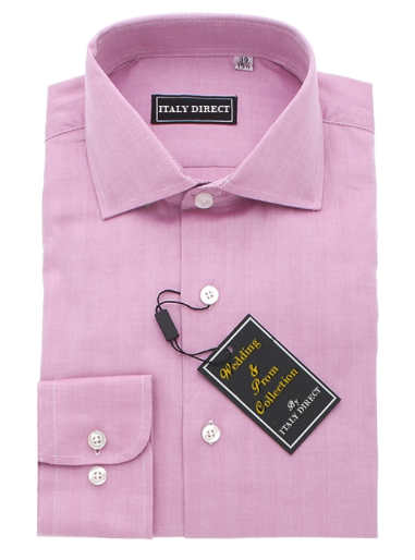 Pink Classic Fit Dress Shirt