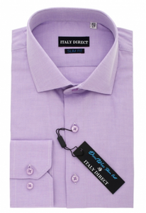 Purple Slim Fit Dress Shirt