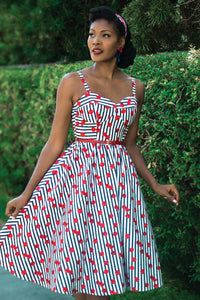 Be Mine 1950's Sweet Cherry Swing Dress by Stop Staring! Italy Direct Be Mine 1950's Sweet Cherry Swing Dress by Stop Staring! Italy Direct