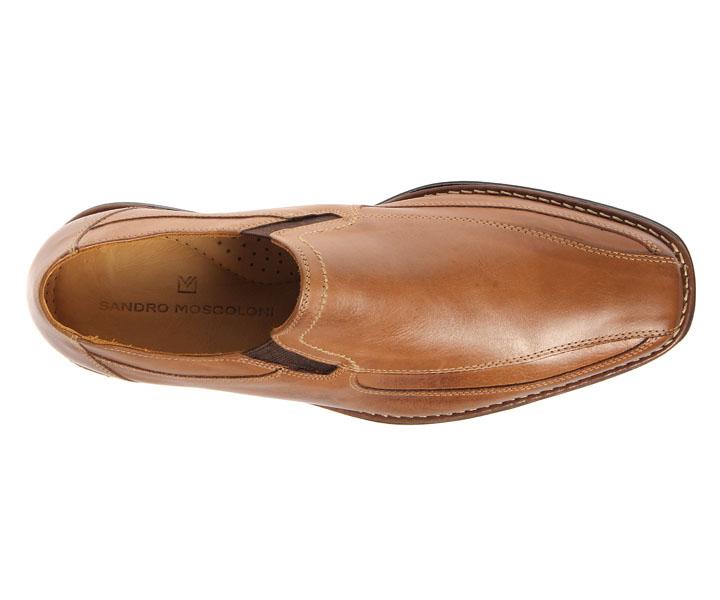 SANDRO BERWYN TAN LEATHER VENETIAN LOAFER Mens 9 Sandro Moscoloni Black/Tan Berwyn Men main image 2