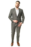 Modern Fit Dark Grey Two Piece Suit B-ITA-20P4