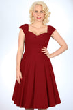 MadStyle MadMen Swing Dress in Red