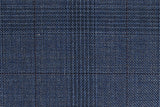 Classic Fit Blue Check Three Piece Suit ST-3P-401